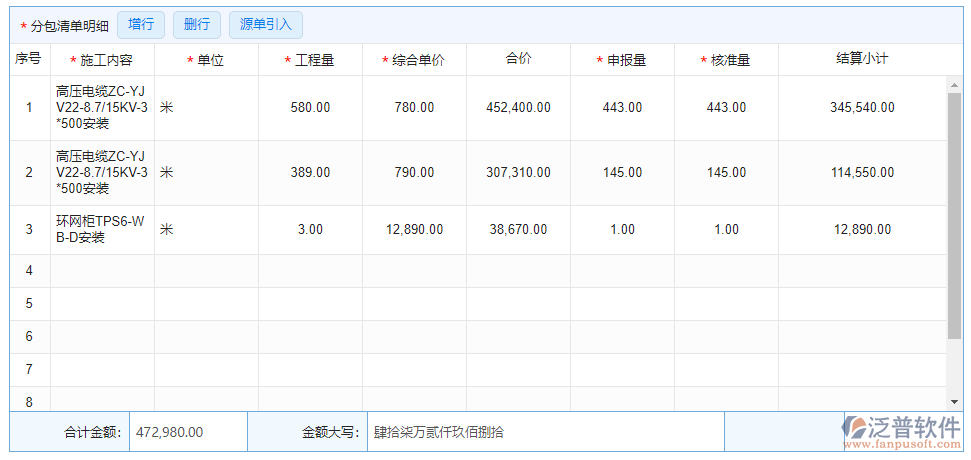 分包進度款申報明細