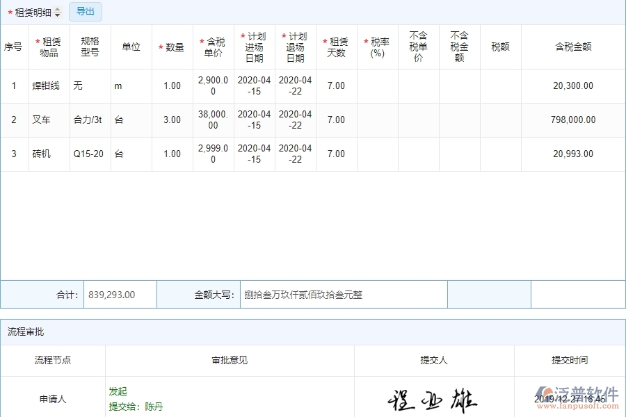 電力工程企業(yè)租賃付款列表管理的技術優(yōu)勢