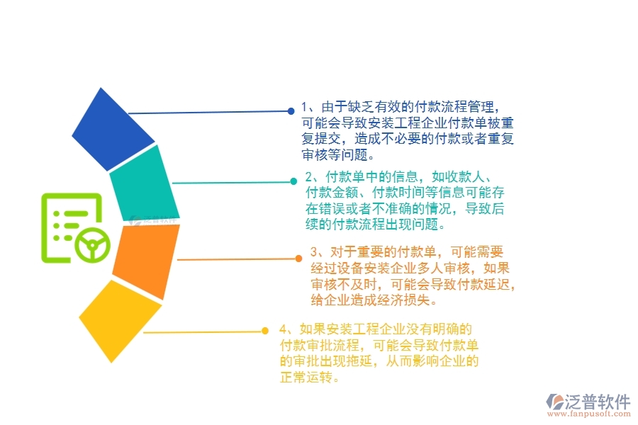 在設(shè)備安裝工程企業(yè)中其他付款單列表常見(jiàn)的問(wèn)題