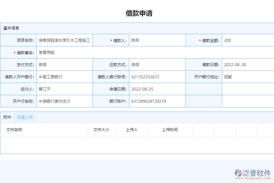 泛普軟件-安裝工程企業(yè)管理系統(tǒng)中借支管理的價值