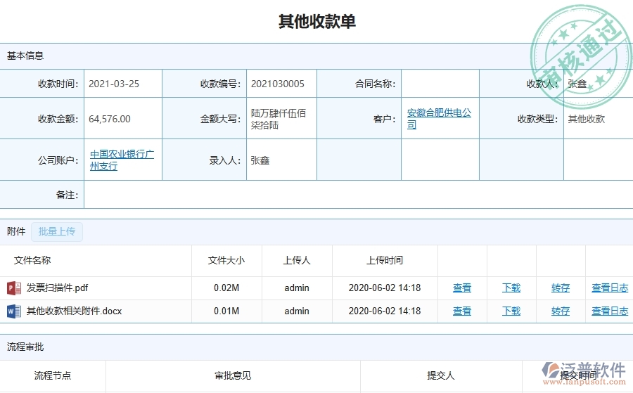 設備安裝工程項目企業(yè)管理系統(tǒng)在其他收款單報表中的注意事項