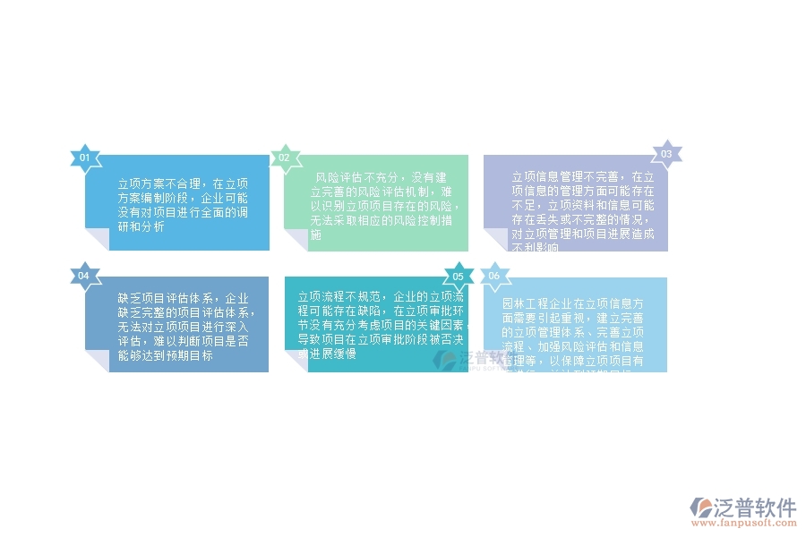 一、在園林工程企業(yè)管理中立項信息方面存在的問題