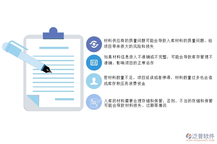 機(jī)電工程行業(yè)在材料入庫(kù)方面遇到的棘手問題