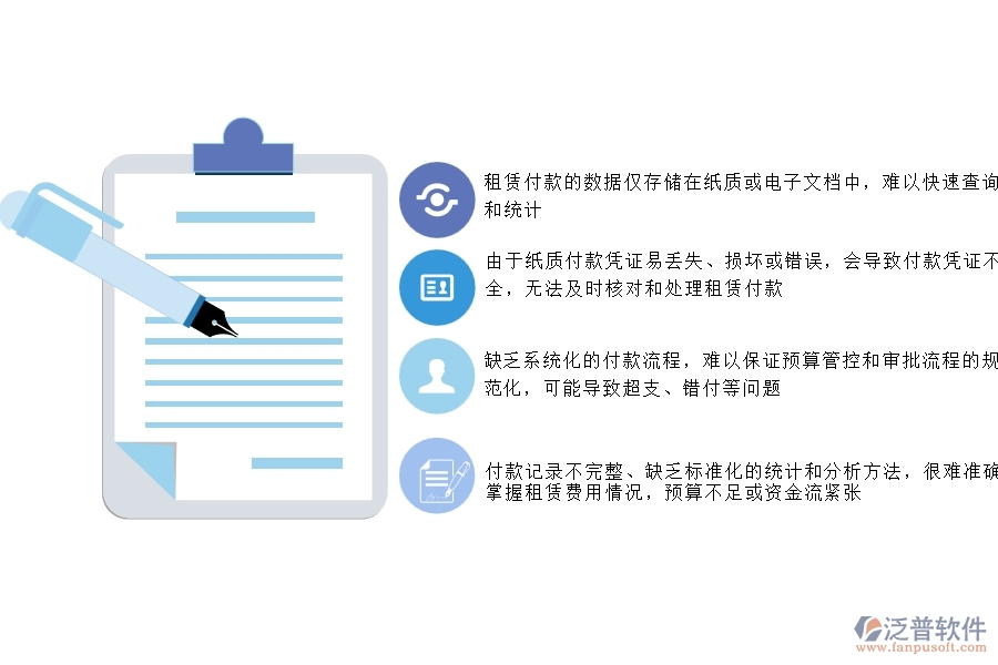 、幕墻工程公司沒有使用系統(tǒng)時(shí)在租賃付款方面遇到的問題有哪些