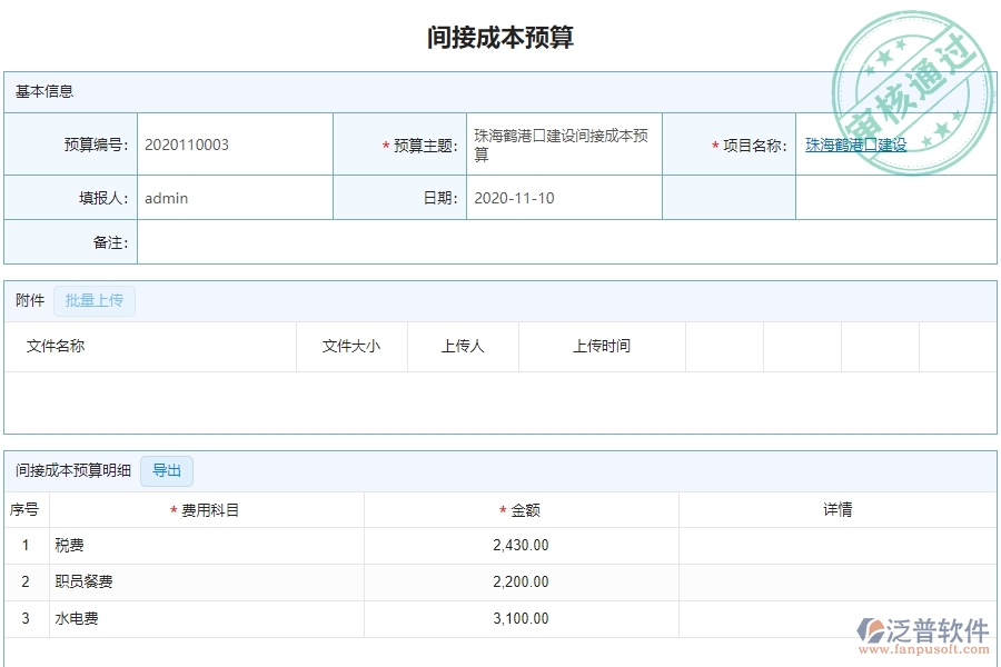 園林工程間接成本預算實際對比表能為企業(yè)帶來什么價值