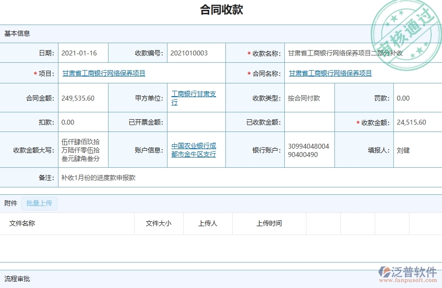 二、泛普軟件-弱電工程項目管理系統(tǒng)在收款管理中的作用
