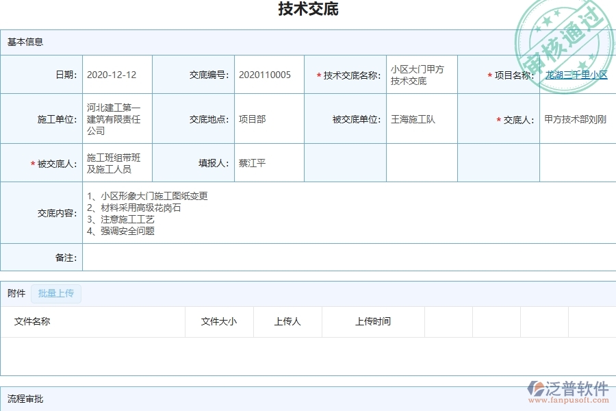 三、泛普軟件-弱電工程管理系統(tǒng)中技術(shù)交底的應(yīng)用場景