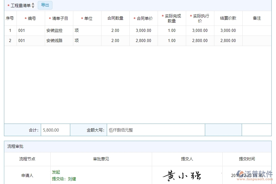 四、泛普軟件-安防工程管理系統(tǒng)中完工結(jié)算管理的應(yīng)用場景