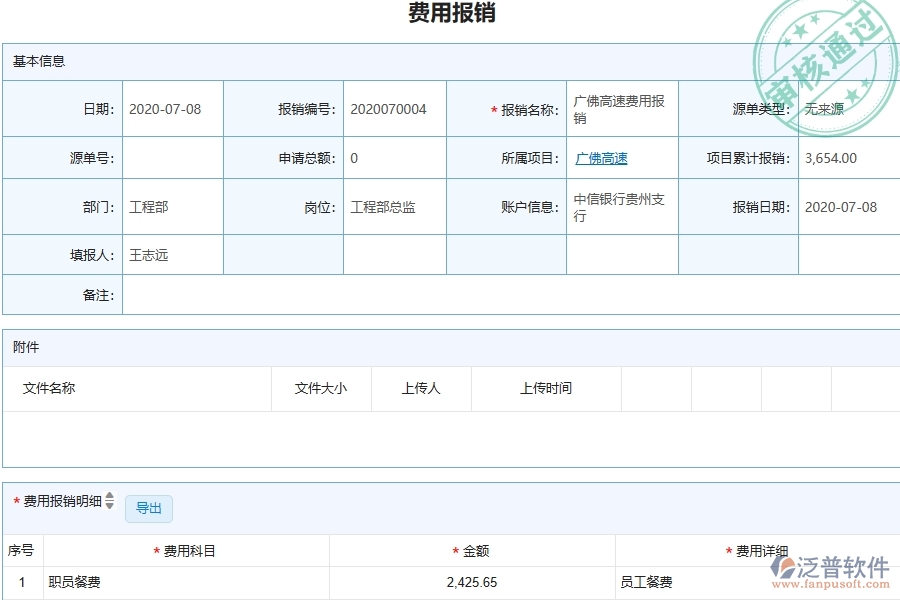 二、泛普軟件-公路工程報(bào)銷管理能為企業(yè)帶來(lái)什么價(jià)值