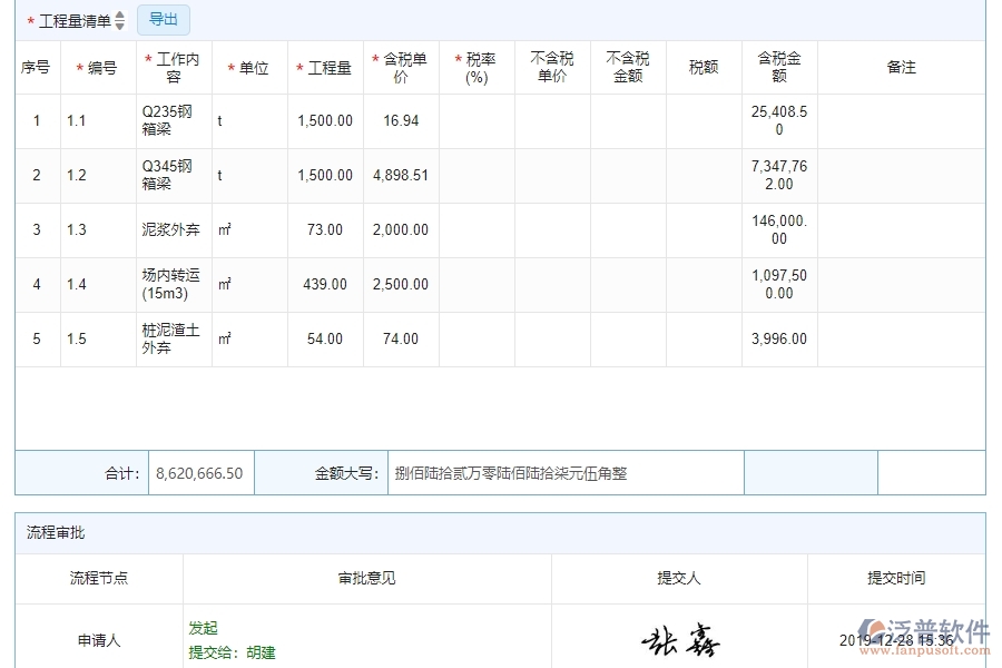三、泛普軟件-安防工程勞務合同列表管理系統(tǒng)為企業(yè)帶來的價值