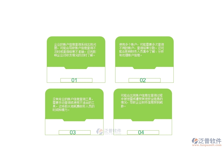 一、使用泛普軟件-公路工程系統(tǒng)前，企業(yè)在賬戶信息查詢管理時的問題