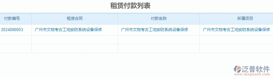 四、泛普軟件-安防工程管理系統(tǒng)中付款管理的注意事項(xiàng)
