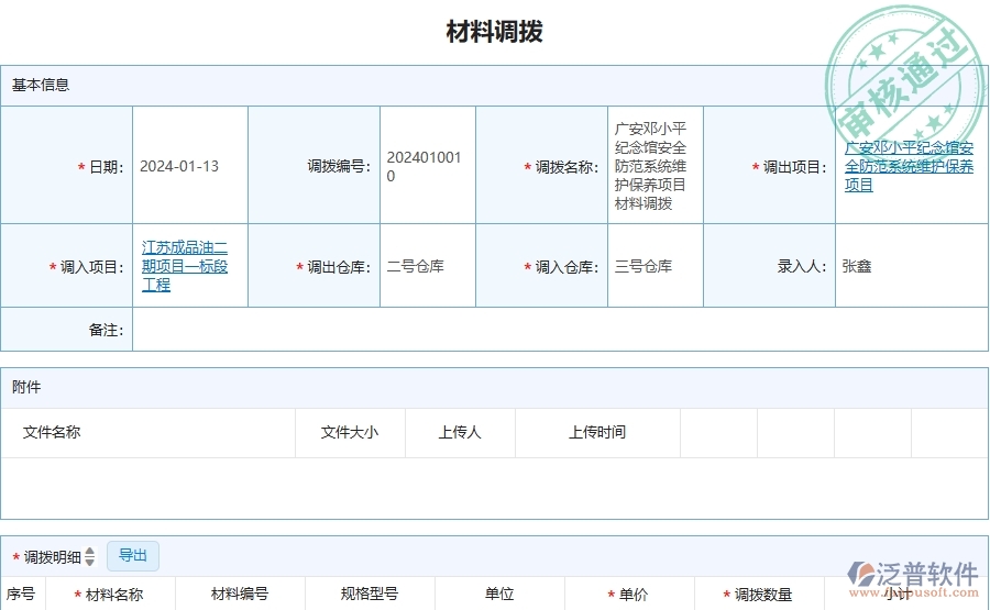 四、泛普軟件-安防工程企業(yè)材料調(diào)撥的技術(shù)優(yōu)勢(shì)
