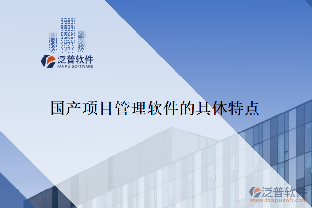 國(guó)產(chǎn)項(xiàng)目管理軟件的具體特點(diǎn)
