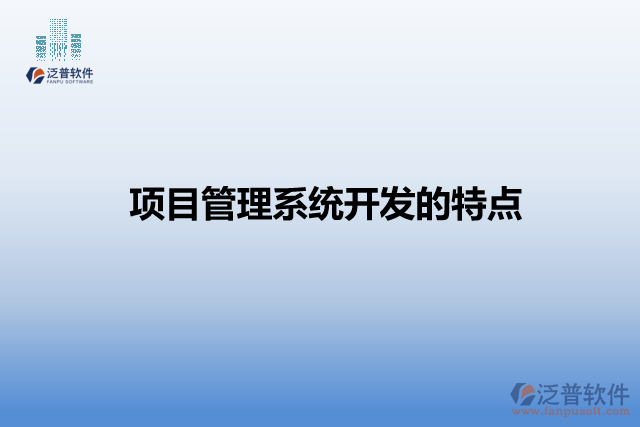 項目管理系統(tǒng)開發(fā)的特點