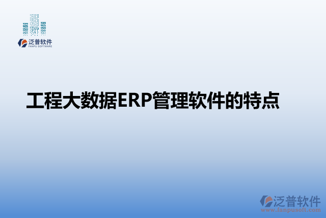 工程大數(shù)據(jù)ERP管理軟件的特點