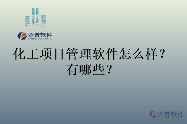 化工項(xiàng)目管理軟件怎么樣？有哪些？