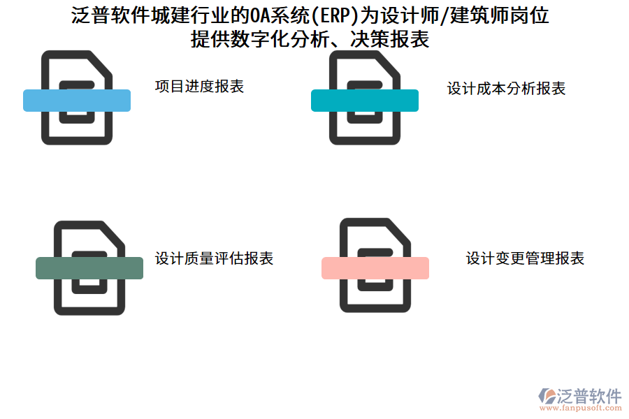 泛普軟件城建行業(yè)的OA系統(tǒng)(ERP)為設(shè)計(jì)師/建筑師崗位 提供數(shù)字化分析、決策報(bào)表