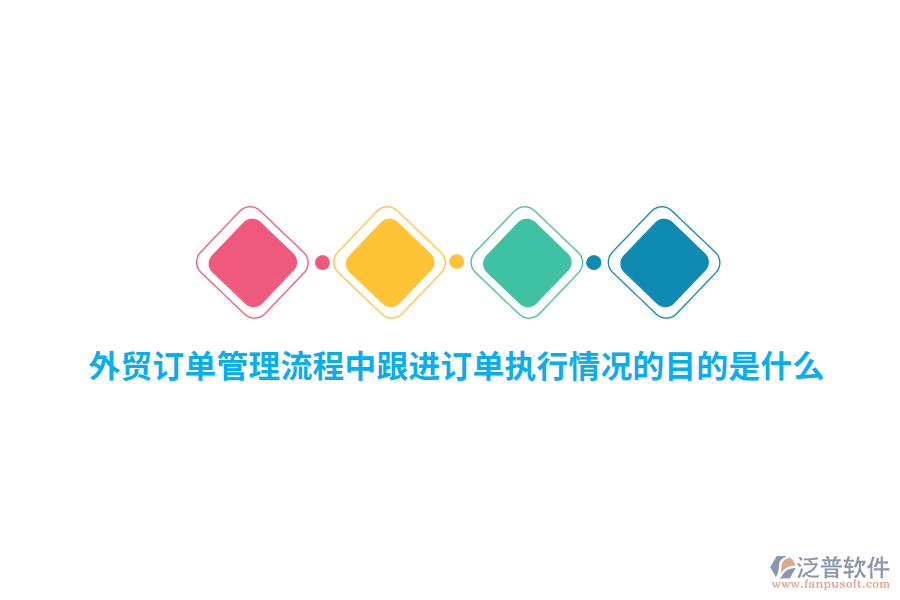 外貿(mào)訂單管理流程中跟進(jìn)訂單執(zhí)行情況的目的是什么？