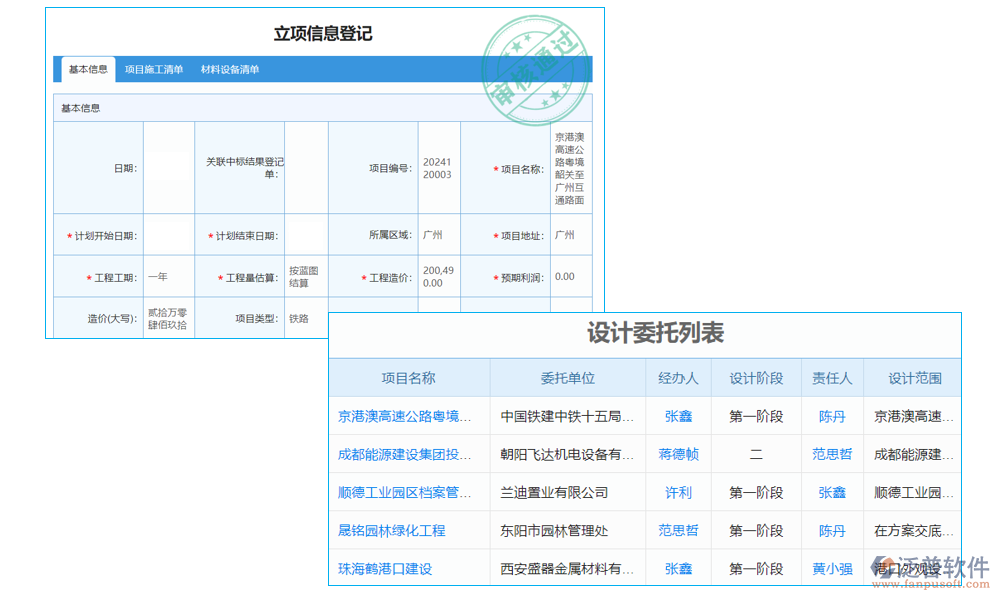 項目隧道安裝的報警系統