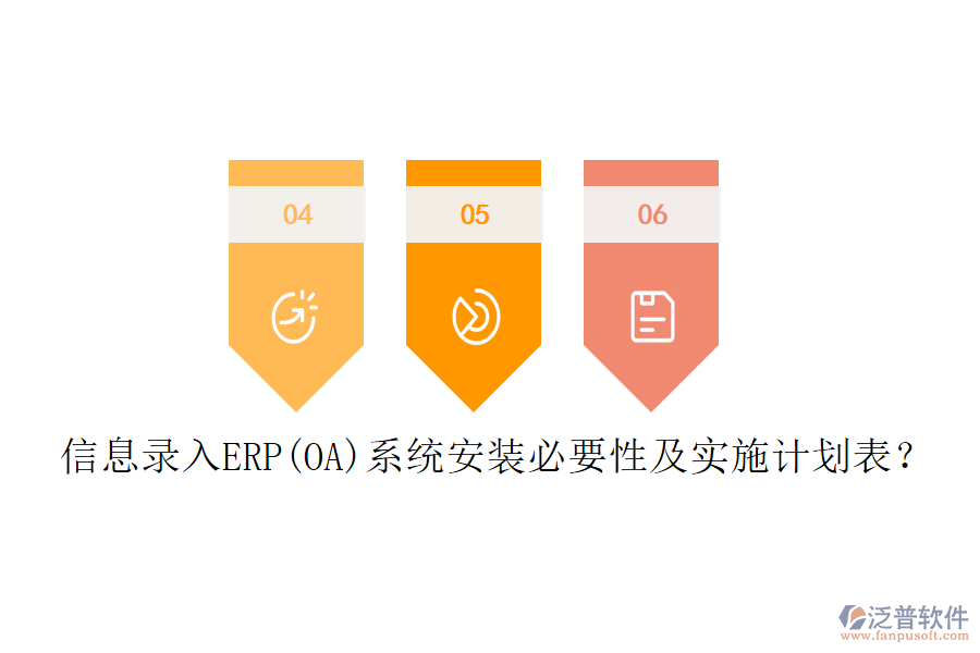 信息錄入ERP(OA)系統(tǒng)安裝必要性及實(shí)施計(jì)劃表？