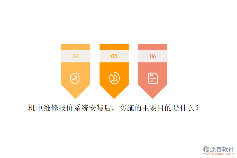機電維修報價系統(tǒng)安裝后，實施的主要目的是什么？
