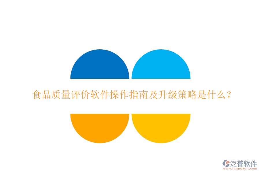 食品質(zhì)量評價(jià)軟件操作指南及升級策略是什么？