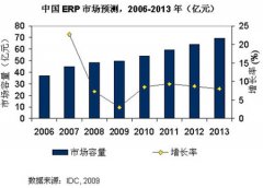 ERP在我國發(fā)展的市場容量預測與發(fā)展分析